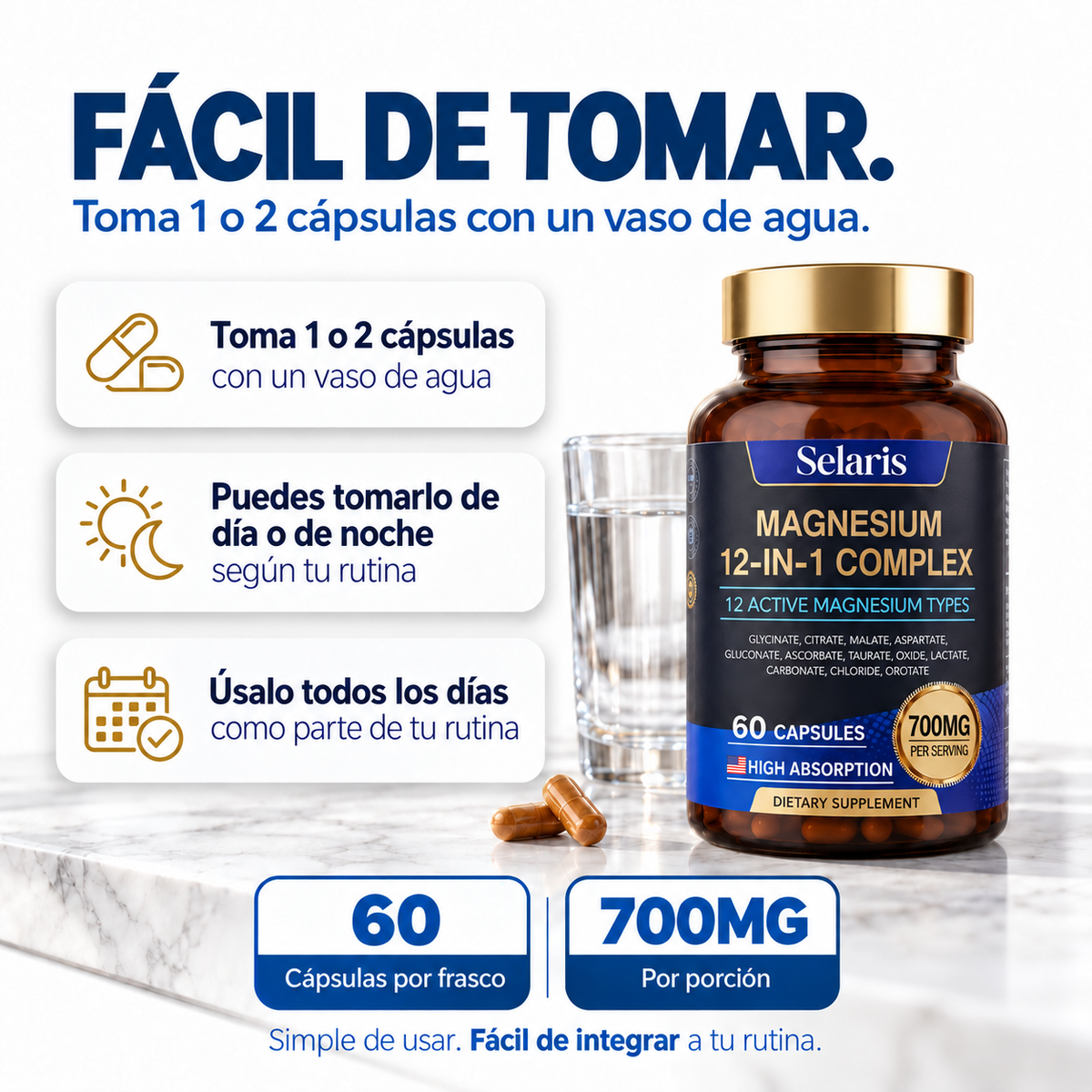 Selaris™ Magnesio 12 en 1