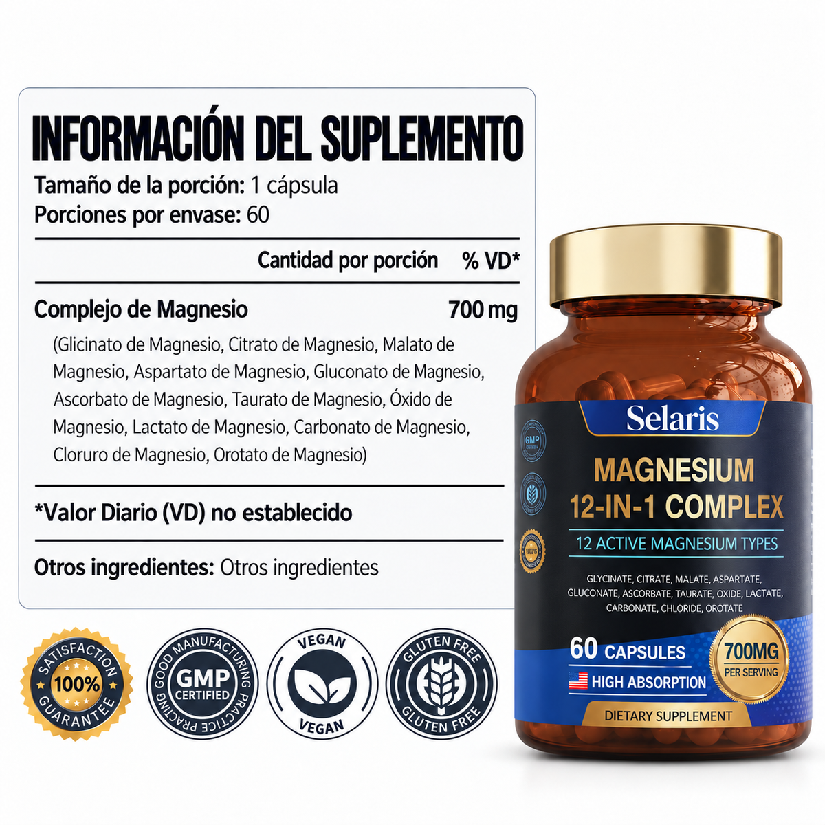 Selaris™ Magnesio 12 en 1